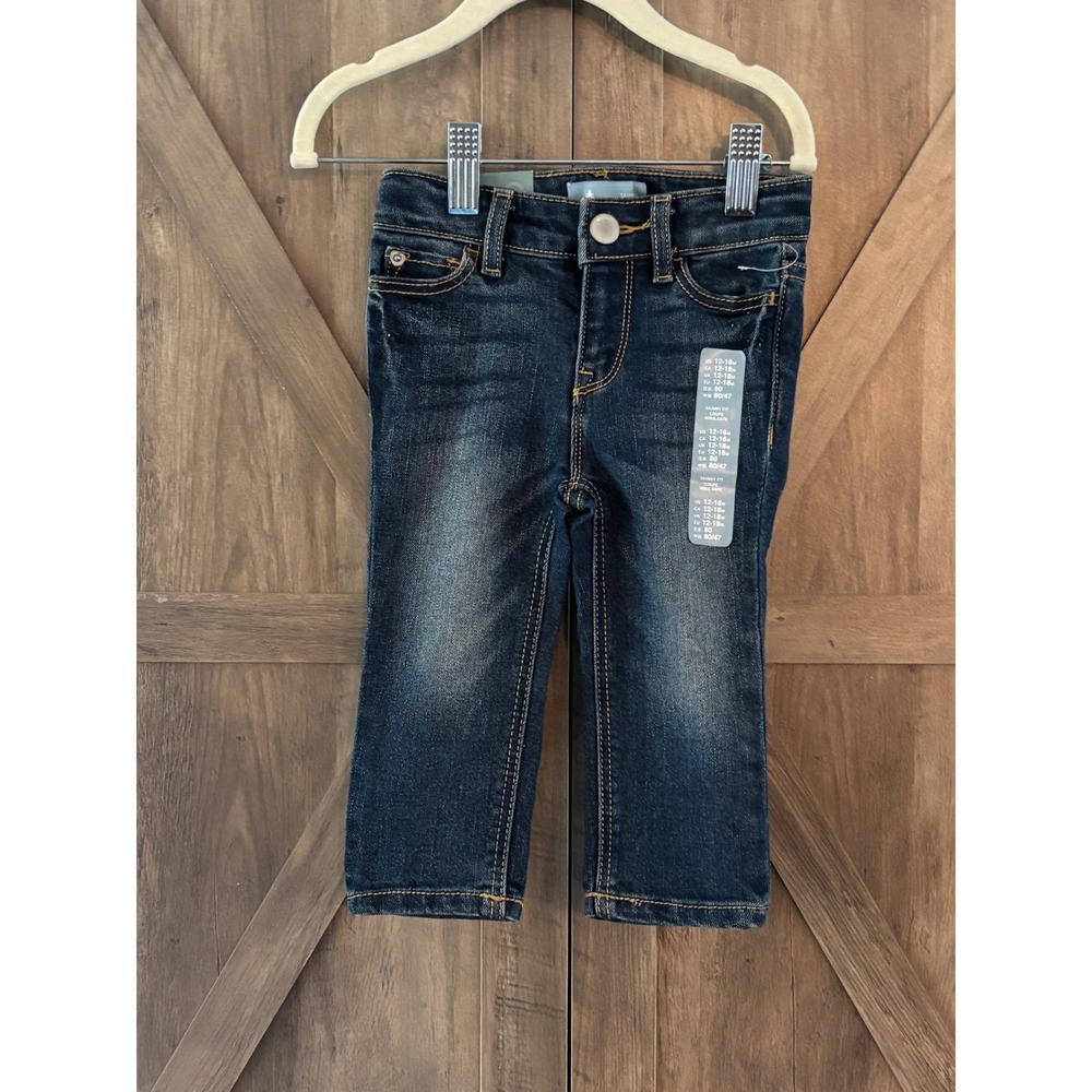 Baby Gap Toddler Girls Skinny Fit Jeans Dark Wash Denim 12-18 Months NWT
